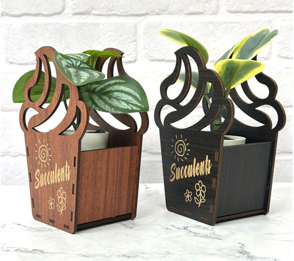 Cupcake Theme Flower Holder